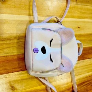 Mini pink backpack
